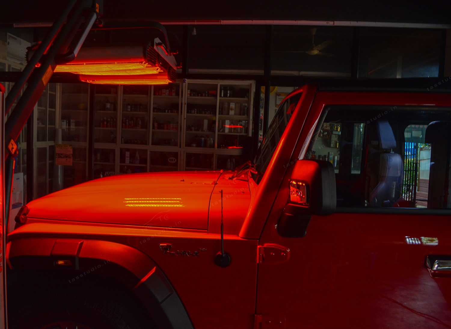 IR Curing Ceramic coating on Brand new Jeep IR Curing Ceramic coating on Brand new Jeep